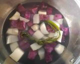 Foto langkah ke 1 dari resep Kolak Singkong Ubi Ungu.