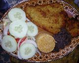 Foto del paso 5 de la receta: Milanesa de pollo con guarnición a la Mario, s