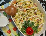 عکس مرحله 1 از دستور سالاد پاستا یا سالاد ماکارونی
