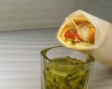 A picture of step 9 of Shawarma wrap.