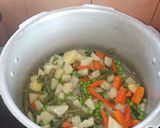 A picture of step 4 of Bisi Bele Bath.
