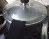 A picture of step 2 of Masala Khichdi.