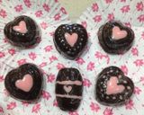 Foto langkah ke 7 dari resep Chocolate Valentine with nutella (rinecatekitchen).