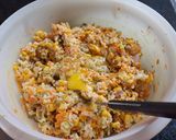 Foto del paso 2 de la receta: Hamburguesas de arroz con vegetales crudos