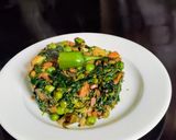 A picture of step 5 of Palak and Veggies Curry.