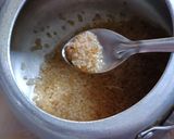 A picture of step 3 of Broken Wheat Kheer with pumpkin seeds.