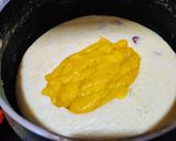 A picture of step 8 of Mango rice kheer.