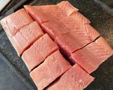 A picture of step 1 of Smoked Salmon on a BBQ.