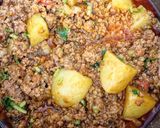 A picture of step 3 of Pakistani restaurant style Keema.