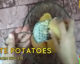 A picture of step 1 of Potato Smileys Ramadan Special.