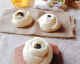 Foto langkah ke 8 dari resep Bakpao Mawar.