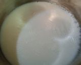 A picture of step 2 of Egg chicken sandwich with YUMMy Tea.