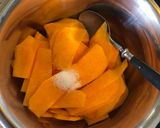 Fogasfilé sült tökön és lila burgonyán recept fázis 3 fotója