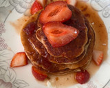 Foto del paso 5 de la receta: Hot cakes de queso manchego y coulis de fresa y chipotle 🧀🍓