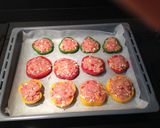 Foto del paso 4 de la receta: Flores de pimiento con carne picada al horno