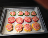 Foto del paso 4 de la receta: Flores de pimiento con carne picada al horno