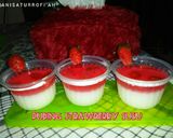 Foto langkah ke 5 dari resep Olahan Strawberry~Puding Strawberry Susu.