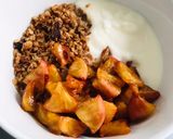 A picture of step 2 of Spiced Apple Granola Breakfast Bowl.