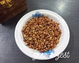 A picture of step 3 of Sun Dried Anardana or Pomegranate Arils.