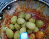A picture of step 2 of Lasaniya Aloo With Yellow Bhungra.