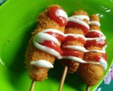 Foto langkah ke 4 dari resep Corndog ekonomis.