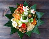 Cara Membuat Tumpeng urap versi mini Tumini Urap 9