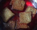 A picture of step 4 of Coconut 🥥 sweet toast.