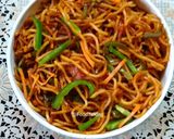 A picture of step 5 of Veg Chowmein.