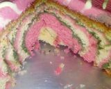 A picture of step 8 of Marble cake.