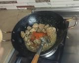 A picture of step 5 of Masala kaleji recipe 😋.