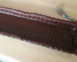 A picture of step 8 of Vickys Double Chocolate Raspberry Tart, GF DF EF SF NF VEGAN.