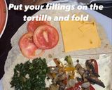 A picture of step 7 of Easy and Quick Vegetarian Quesadilla.