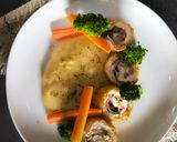 Foto langkah ke 7 dari resep Chicken Cordon Bleu With Garlic Mashed Potato.
