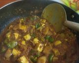 A picture of step 6 of Kadai Paneer.