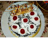 A picture of step 10 of Black Forest Cake.