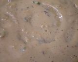 A picture of step 2 of Besan ka cheela.