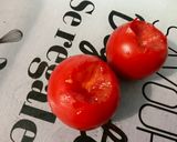 Une image de l'étape 7 de Salade de tomates, concombre et poireaux marinés à la feta.