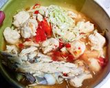 Foto langkah ke 10 dari resep Bakso ayam pedas untuk diet.