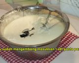 Foto langkah ke 3 dari resep Pandan Melaka Cheesecake Tanpa Terigu (bisa oven/kukus) all in one method.