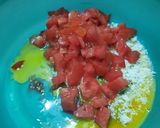 Foto del paso 2 de la receta: Tarteletas con tomate, huevo, jamón y queso