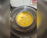 A picture of step 3 of મેંગો સુજી કેક.