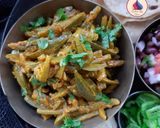 A picture of step 6 of Parval sabzi (Pointed Gourd Sabzi).