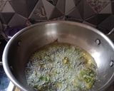 A picture of step 2 of Spinach onion pakoda and mirchi bajji.