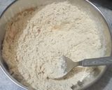 A picture of step 1 of Besan Chilla.