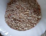A picture of step 1 of Badami Sooji Burfi.