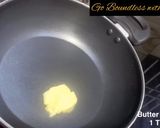 A picture of step 1 of Cheesy Bun Masala.
