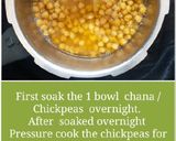 A picture of step 1 of Chana masala.