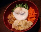 Foto langkah ke 7 dari resep Healthy Veggie and Egg Bowl (incl. How To Cook Poached Egg).