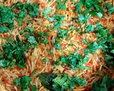 A picture of step 4 of Masala rice.