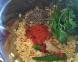 A picture of step 3 of Moong Dal Tikki.